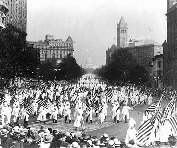 extraordinary moments in history KKK in DC 1925