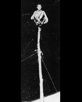 pole sitting fad extraordinary moments in history